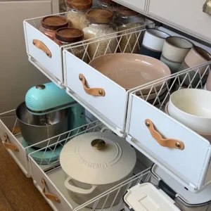Pull-out drawer organizers