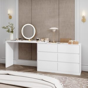 The Dresser with Rotatable Tabletop