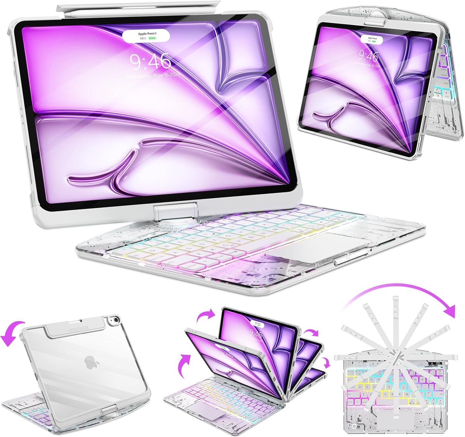 Wireless Keyboard Case for iPad